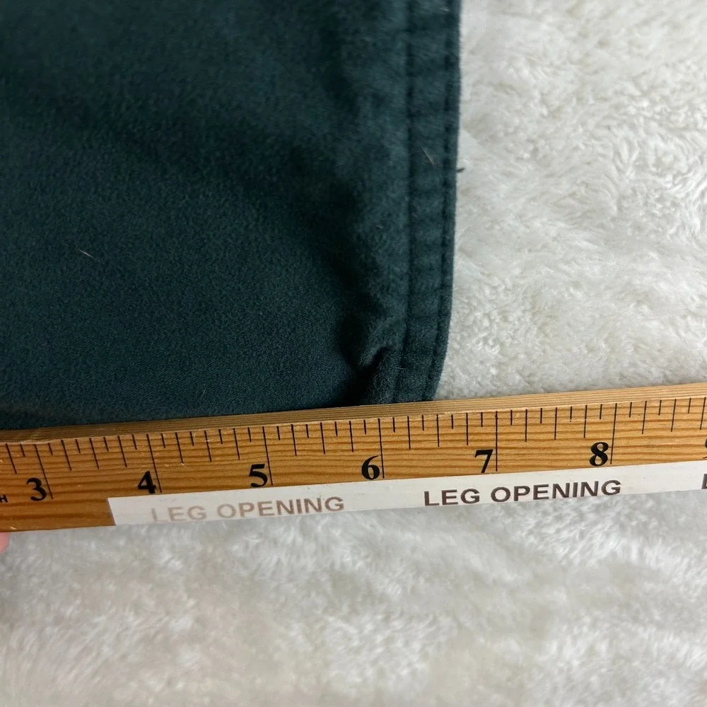 Banana Republic Brushed Pants Mens 31x30 Emerald Green Mid‎ Rise Slim Fit Casual